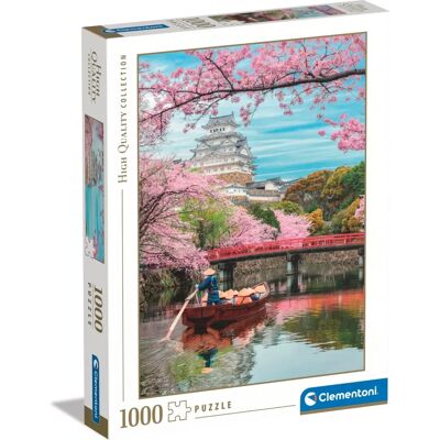 Clementoni Castelo Himeji na Primavera Quebra-cabeça 1000 Peças - Quebra-cabeça para Adultos Clementoni Castelo Himeji na Primavera Quebra-cabeça 1000 Peças - Quebra-cabeça para Adultos