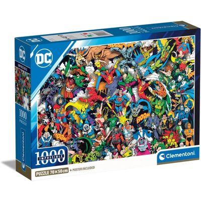 Clementoni Justice League 1000-Piece Puzzle - Jigsaw Puzzle Clementoni Justice League 1000-Piece Puzzle - Jigsaw Puzzle