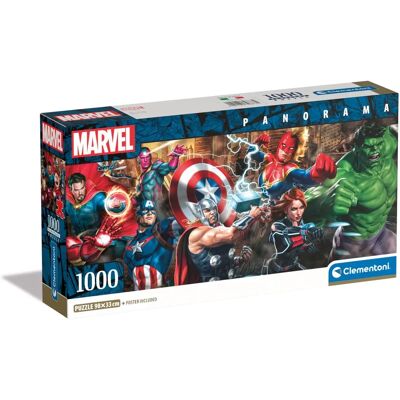Clementoni Marvel Avengers Panorama Pussel - 1000 Bitar Clementoni Marvel Avengers Panorama Pussel - 1000 Bitar