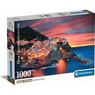 Clementoni Manarola 1000-biter Puslespill - Landskap Clementoni Manarola 1000-biter Puslespill - Landskap