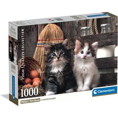 Clementoni 39943 Puzzle Animaux - 1000 pièces - Collection haute qualité Clementoni 39943 Puzzle Animaux - 1000 pièces - Collection haute qualité