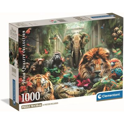 Clementoni Mystiske Jungel Puslespill - 1000 Biter Clementoni Mystiske Jungel Puslespill - 1000 Biter