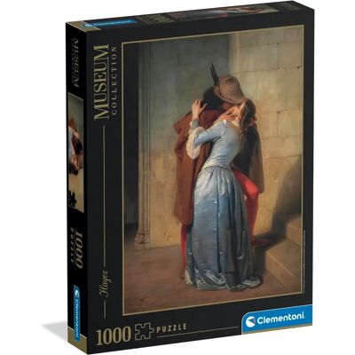 Clementoni - Puzzle 1000 Teile Museum Collection - Das Kuss von Hayez - Puzzle Clementoni - Puzzle 1000 Teile Museum Collection - Das Kuss von Hayez - Puzzle
