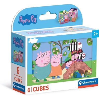 Clementoni Peppa Pig Puzzel 6 st Multi kleuren Clementoni Peppa Pig Puzzel 6 st Multi kleuren
