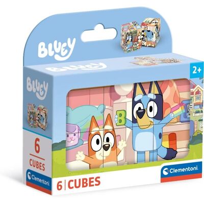 Clementoni Bluey Cubi 6 - Giocattolo Educativo per 2+ - 6 Pezzi Clementoni Bluey Cubi 6 - Giocattolo Educativo per 2+ - 6 Pezzi
