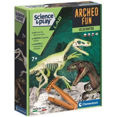 Archeologická sada Velociraptor od Clementoni - Věda & Hry Archeologická sada Velociraptor od Clementoni - Věda & Hry