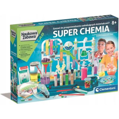 Clementoni Super Chemia Zestaw 50805 - Zestaw Naukowy Clementoni Super Chemia Zestaw 50805 - Zestaw Naukowy
