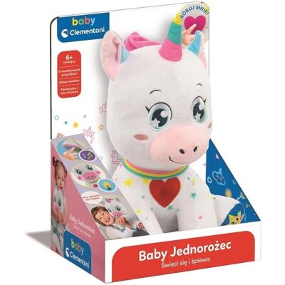 Clementoni Cle Baby Interaktywny jednorożec - Pluszowy jednorożec Clementoni Cle Baby Interaktywny jednorożec - Pluszowy jednorożec
