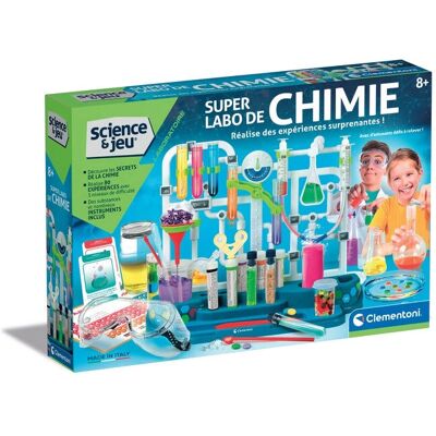 Laboratoire de Chimie pour Enfants Clementoni - Jouet Scientifique - Publicité Laboratoire de Chimie pour Enfants Clementoni - Jouet Scientifique - Publicité