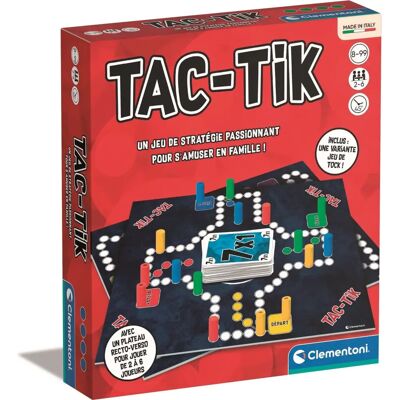 Jeu de stratégie Clementoni Tac Tik - Publicité Jeu de stratégie Clementoni Tac Tik - Publicité