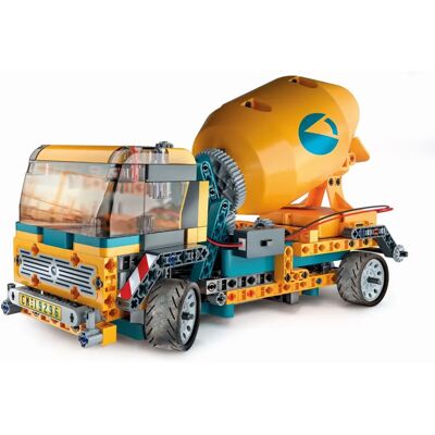 Clementoni - Mon Atelier Mécanique - Camion toupie - Jeu de construction - Publicité Clementoni - Mon Atelier Mécanique - Camion toupie - Jeu de construction - Publicité