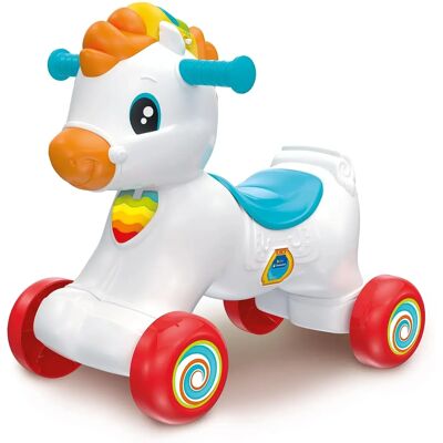 Cheval À Bascule Clementoni - Jouet Blanc pour 1+ Ans - Publicité Cheval À Bascule Clementoni - Jouet Blanc pour 1+ Ans - Publicité