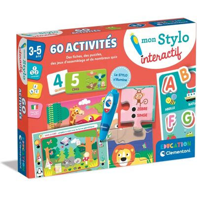 Stylo Interactif Clementoni - 60 Activités Éducatives - Multicolore - Jouet Educatif - Publicité Stylo Interactif Clementoni - 60 Activités Éducatives - Multicolore - Jouet Educatif - Publicité