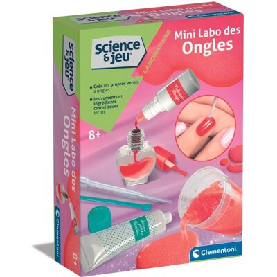 Clementoni Mini Labo des ongles - Jeu de bricolage pour enfants - Publicité Clementoni Mini Labo des ongles - Jeu de bricolage pour enfants - Publicité