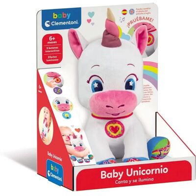 Clementoni Unicorno di Peluche Interattivo da 6+ Mesi Clementoni Unicorno di Peluche Interattivo da 6+ Mesi