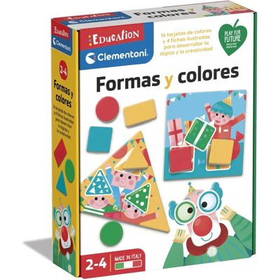 Jogo Educativo Clementoni - Formas e Cores para Crianças Jogo Educativo Clementoni - Formas e Cores para Crianças