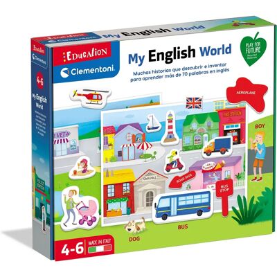 Clementoni Meu Mundo de Inglês - Jogo Educativo Clementoni Meu Mundo de Inglês - Jogo Educativo