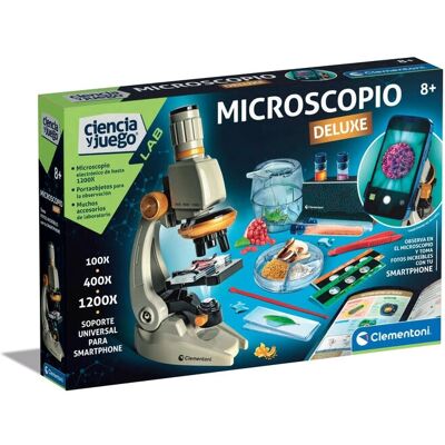 Microscope Clementoni Smart Deluxe pour Enfants - Jouet Scientifique - Publicité Microscope Clementoni Smart Deluxe pour Enfants - Jouet Scientifique - Publicité