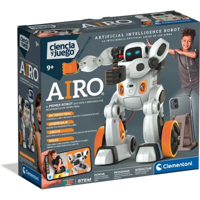Clementoni Airo - Robot - Grigio - Interattivo Clementoni Airo - Robot - Grigio - Interattivo