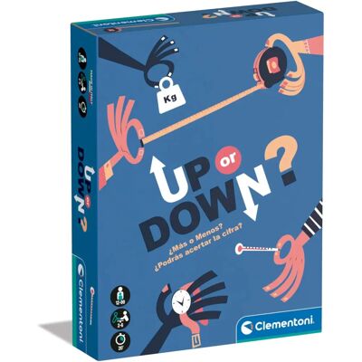 Clementoni Arriba o Abajo Juego de Mesa - Desafío de Conocimiento Clementoni Arriba o Abajo Juego de Mesa - Desafío de Conocimiento