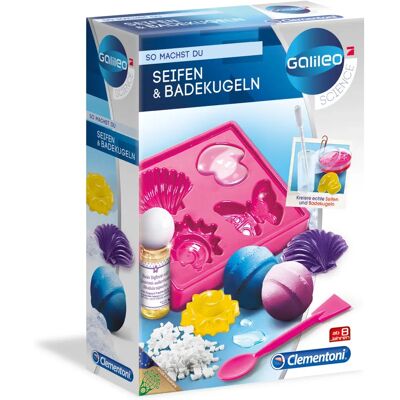 Clementoni Galileo Seifen & Badekugeln Set - Wissenschaftskit Clementoni Galileo Seifen & Badekugeln Set - Wissenschaftskit
