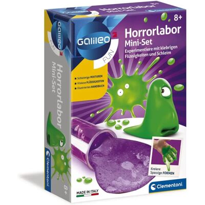 Clementoni Galileo Horrorlabor Mini-Set Tudományos Készlet Clementoni Galileo Horrorlabor Mini-Set Tudományos Készlet
