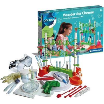 Clementoni Kit d'Expériences Galileo - Kit de Science - Multicolore - Enfants - Fabriqué en Europe - Publicité Clementoni Kit d'Expériences Galileo - Kit de Science - Multicolore - Enfants - Fabriqué en Europe - Publicité