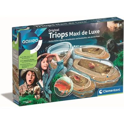 CLEMENTONI Galileo Lab - Triops Maxi de Luxe - Experimentierset für Kinder CLEMENTONI Galileo Lab - Triops Maxi de Luxe - Experimentierset für Kinder