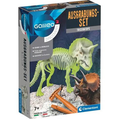 Zestaw do wykopalisków Triceratops Clementoni - Zestaw edukacyjny Zestaw do wykopalisków Triceratops Clementoni - Zestaw edukacyjny