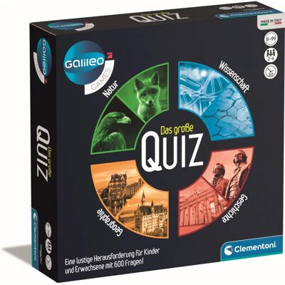 Clementoni Galileo - Das große Quiz - Familienspaß Clementoni Galileo - Das große Quiz - Familienspaß