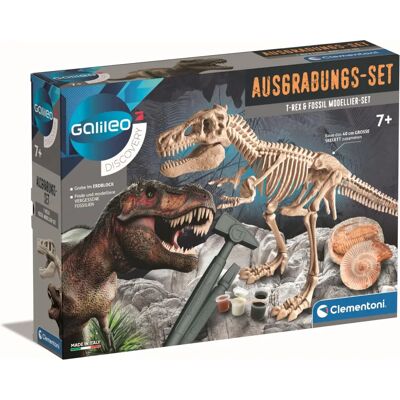 Clementoni Galileo Discovery - T-Rex Fosszília Ásvány- és Kőzetkutató Készlet Clementoni Galileo Discovery - T-Rex Fosszília Ásvány- és Kőzetkutató Készlet