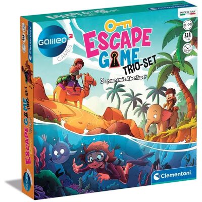 Clementoni Galileo Escape Game Trio-Set - Társasjáték Clementoni Galileo Escape Game Trio-Set - Társasjáték