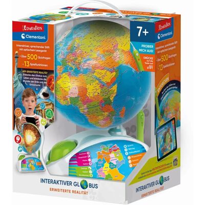Clementoni Interaktiver Globus - Buntfarben - 28 cm - Lernspielzeug Clementoni Interaktiver Globus - Buntfarben - 28 cm - Lernspielzeug
