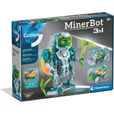 CLEMENTONI Galileo MineBot 3 in 1 - Roboter CLEMENTONI Galileo MineBot 3 in 1 - Roboter