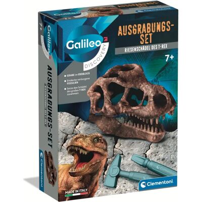 CLEMENTONI Galileo Discovery Ensemble Fossiles de T-Rex - Kit d'expériences - Publicité CLEMENTONI Galileo Discovery Ensemble Fossiles de T-Rex - Kit d'expériences - Publicité