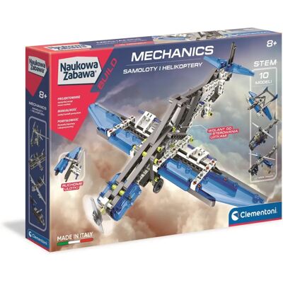 Zestaw naukowy Aerodynamika Clementoni - Ponad 10 modeli, 200+ elementów Zestaw naukowy Aerodynamika Clementoni - Ponad 10 modeli, 200+ elementów