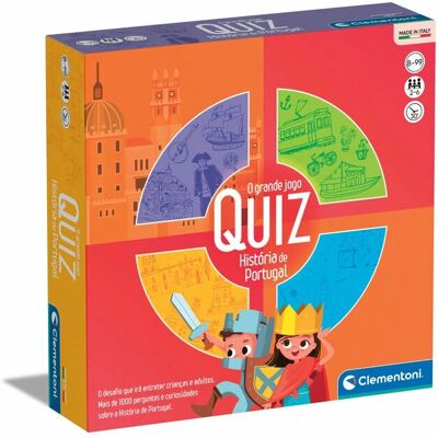 Clementoni Clemmy 67574 Jogo de Mesa - Quiz de História Clementoni Clemmy 67574 Jogo de Mesa - Quiz de História