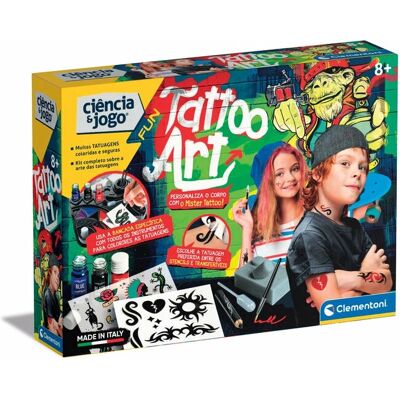 Clementoni Modelo 67748 Brinquedo de arte e artesanato - Arte do Tatuagem Clementoni Modelo 67748 Brinquedo de arte e artesanato - Arte do Tatuagem