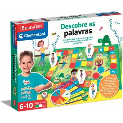 Brinquedo Educativo Clementoni - Descubra Palavras - Jogo para Crianças Brinquedo Educativo Clementoni - Descubra Palavras - Jogo para Crianças
