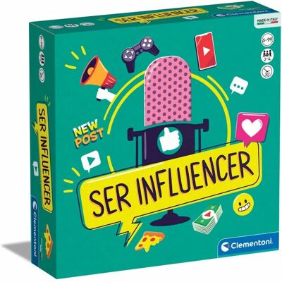 Clementoni 67785 Jogo de Mesa Influencer - Família Clementoni 67785 Jogo de Mesa Influencer - Família
