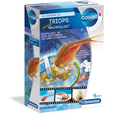 Clementoni 69935 Giocattolo Scientifico per Bambini - Kit di Allevamento Triops Clementoni 69935 Giocattolo Scientifico per Bambini - Kit di Allevamento Triops