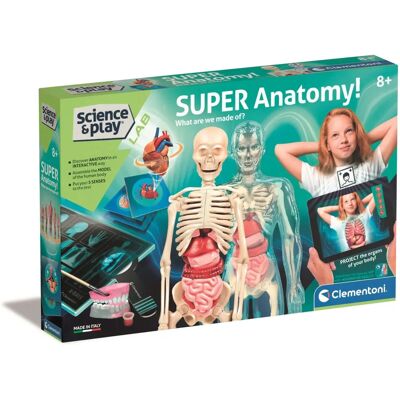 Clementoni - Science & Play Lab Super Anatomy - 8+ - STEM Toy Clementoni - Science & Play Lab Super Anatomy - 8+ - STEM Toy