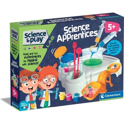 Clementoni - Vetenskap & Lek - Junior Laboratorie av Experiment - Barns Vetenskapsleksak Clementoni - Vetenskap & Lek - Junior Laboratorie av Experiment - Barns Vetenskapsleksak