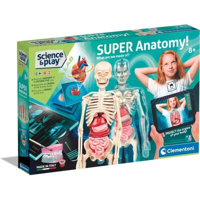 Clementoni Super Anatomy Vetenskapsset - Människokroppen Clementoni Super Anatomy Vetenskapsset - Människokroppen