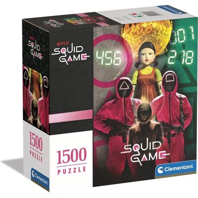 Clementoni 80503 Squid Game Puzzle - 1500 Pieces - Adult - Netflix Clementoni 80503 Squid Game Puzzle - 1500 Pieces - Adult - Netflix