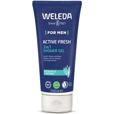 Weleda Men's Active Shower Gel - Shower Gel and Shampoo Weleda Men's Active Shower Gel - Shower Gel and Shampoo