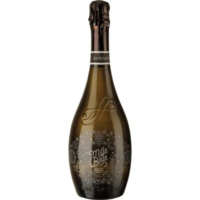 Sacchetto Mille Bolle Spumante Millesimato Extra Dry - Vin Mousseux - Publicité Sacchetto Mille Bolle Spumante Millesimato Extra Dry - Vin Mousseux - Publicité