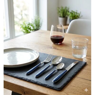 Eme Caribe - Blu - 24pz - Acciaio inossidabile 18/0 - Cutlery Set Eme Caribe - Blu - 24pz - Acciaio inossidabile 18/0 - Cutlery Set