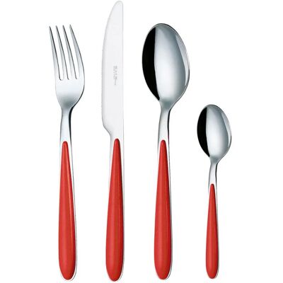 Eme Caribe - Caribe 24pc - Rosso - Acciaio inossidabile 18/0 - Cutlery Set Eme Caribe - Caribe 24pc - Rosso - Acciaio inossidabile 18/0 - Cutlery Set