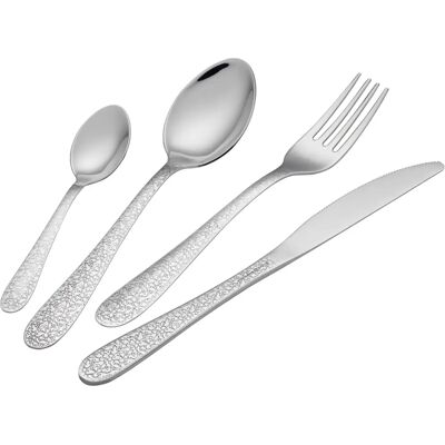 Set di Posate Arabesque in Acciaio Inossidabile - 24 Pezzi per 6 Persone Set di Posate Arabesque in Acciaio Inossidabile - 24 Pezzi per 6 Persone